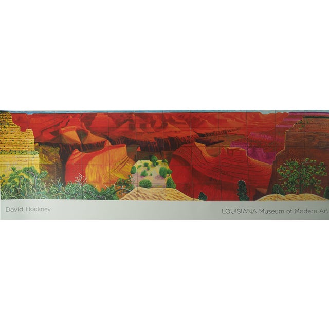 Closer Grand Canyon Poster after David Hockney For Sale