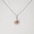 Metal 1Ct Padparadscha Sapphire Pendant With Earth-Mined Diamonds in Solid 14k Gold For Sale - Image 7 of 7