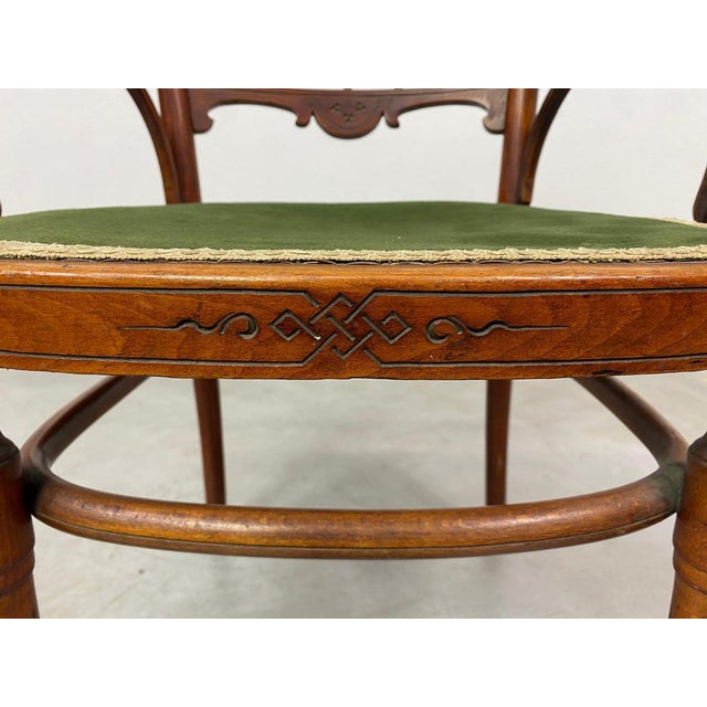 Set of Jugendstil Armchairs by J&J Kohn, 1890s For Sale - Image 11 of 17