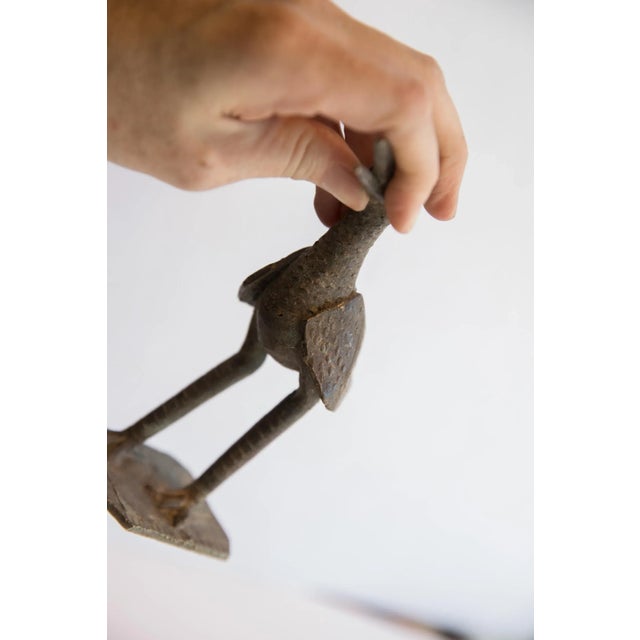 Metal Vintage African Bird Casting For Sale - Image 7 of 7