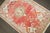 Vintage Red Small Medallion Oushak - 2'7" x 3'11" For Sale - Image 4 of 6
