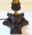 Mid 20th Century Mid-20th Century French Tole Shaded Cast Iron & Brass Table Lamp For Sale - Image 5 of 11