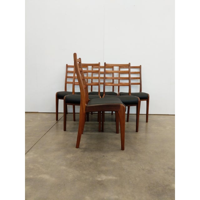 G Plan Set of 6 Vintage Mid Century Modern Dining Chairs by G Plan For Sale - Image 4 of 8