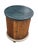 Late 20th Century Round Column Faux Slate Top Cabinet For Sale - Image 4 of 16