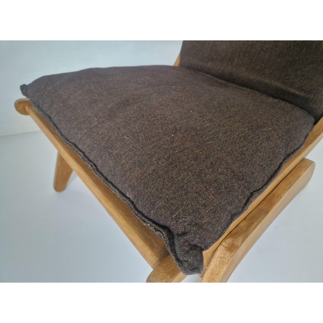 Modernist Oak Easy Chair by Jan Den Drijver, 1940s For Sale - Image 11 of 17