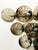 Glass 21st Century Italian Grappolo Polished Brass Smoky Bubbles Murano Glass Chandelier by Fabio LTD For Sale - Image 7 of 8