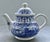 Lovely authentic British blue & white tea set made by James Broadhurst & Sons (Staffordshire, England), commemorating...