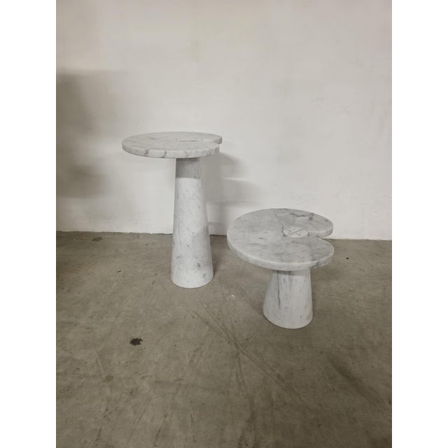 Gray Eros Series Tables by Angelo Mangiarotti for Skipper, 1970s, Set of 2 For Sale - Image 8 of 17