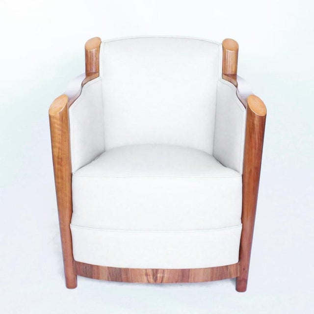 Art Deco Club Chairs, 1930s, Set of 2 For Sale - Image 3 of 15