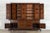 Circa 1800 monumental english georgian breakfront oak estate housekeepers cupboard together w251 x d61.5 x h224 cm base...