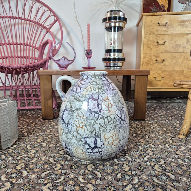 Purple Large 644-38 Floor Vase from Scheurich, Germany, 1960s For Sale - Image 8 of 11