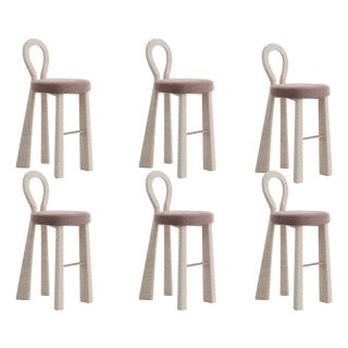 Mary III Bar Chairs by Ottiu, Set of 6 For Sale