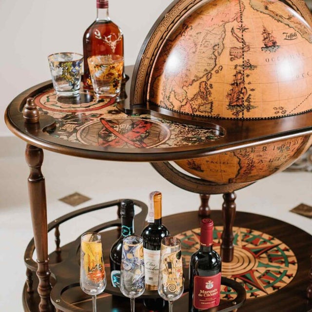 Early 21st Century Globe Bar by Zoffoli Globes For Sale - Image 5 of 11