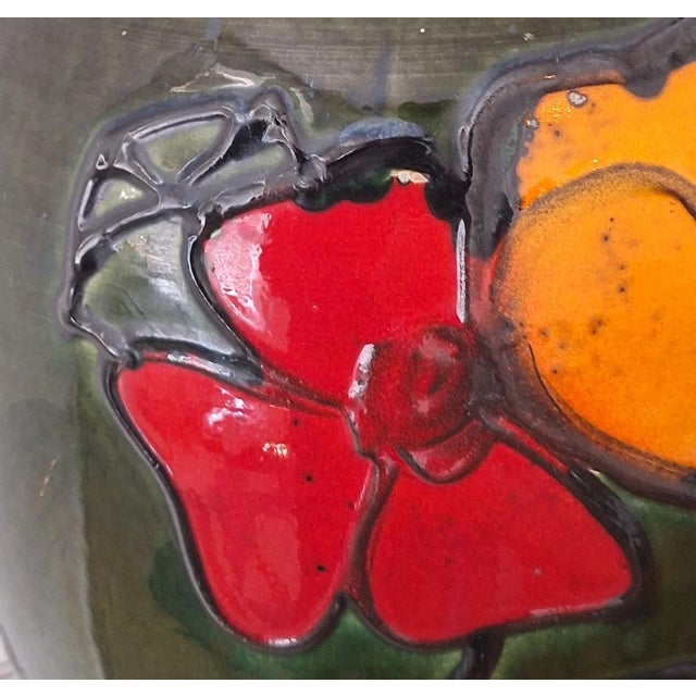 Large Vintage Brutalist Ceramic Floor Vase, 1960s For Sale - Image 15 of 18