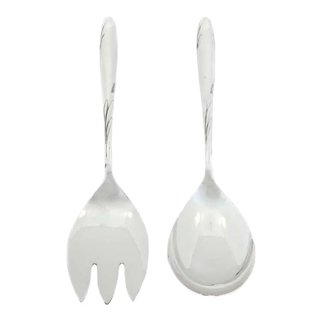 Gorham Manufacturing Company Sterling Silver Salad Set - A Pair For Sale