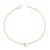 Immerse yourself in the understated elegance of this 10K yellow gold bracelet, for an enrapturing shimmer that captures...