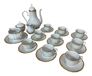 Porcelain Coffee Service, 1950s, Set of 13