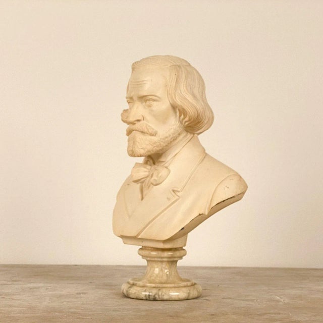 Marble Carving of Verdi by A. Giannelli For Sale - Image 4 of 7