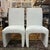 Post Modern Linen Covered Roll Back Chairs 8 Pieces Available For Sale In Miami - Image 6 of 9