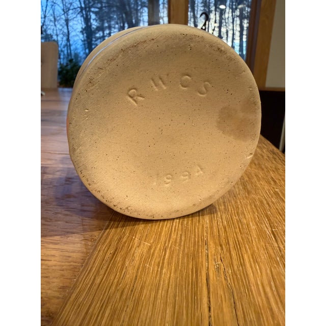 1990s Red Wing Pottery Miniature 20lb Butter 1994 Commerative 1lb Crock For Sale - Image 5 of 8