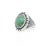 Vintage Southwestern Navajo Sterling Silver and Turquoise Cabochon Ring For Sale - Image 4 of 12