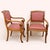 Chairs with Curved Armrests, Set of 2 For Sale - Image 3 of 6