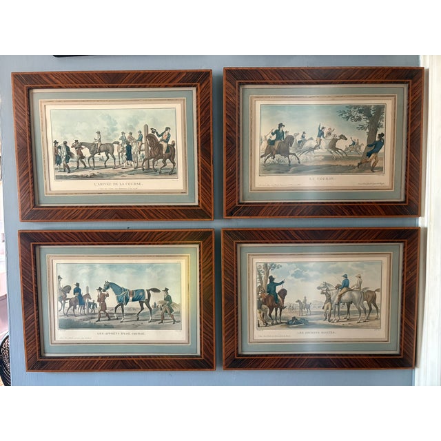 Late 19th Century Set of Four French Engravings in Antique Frames, Circa 1870 For Sale - Image 5 of 12
