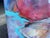 Purple Large Contemporary Abstract Studio Painting on Canvas, 48x36 - Signed For Sale - Image 8 of 11