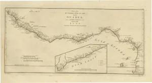 Map of the African Coast Gulf of Guinea from Sierra Leone to Gabon, 1788