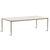 Callista Modern White Marble & Brass Coffee Table For Sale - Image 4 of 5