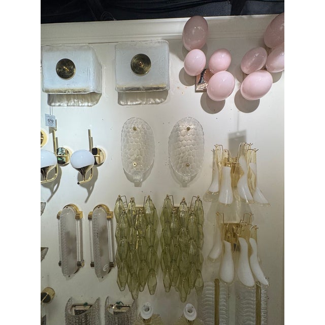 Pair of Murano Glass Turtle Shell Sconces For Sale In Dallas - Image 6 of 6