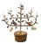 Vintage Italian Tole Espalier / Espaliered Tree Sculpture, Fruit Tree, Birds, Blossoms, & Apples, Manner of Mottahedeh For Sale