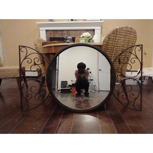 2000s Bombay Company Round VintageStyle Mirror Chairish