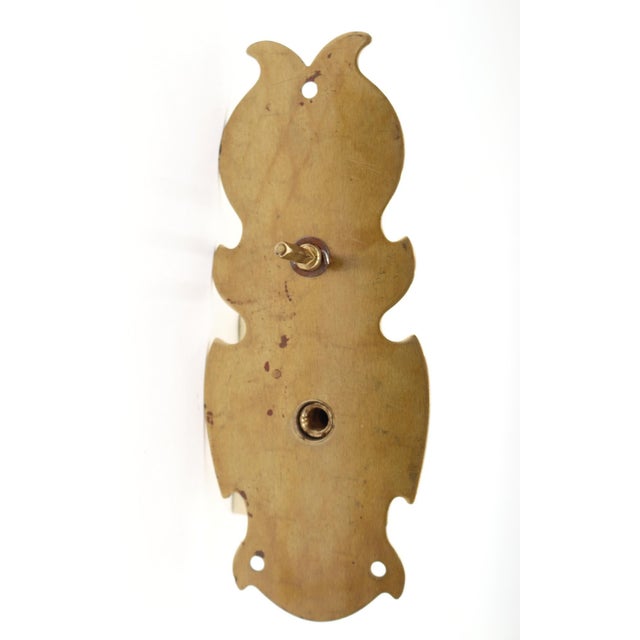 Polished Brass Baldwin Renssalear Entrance Trim Handle Set For Sale - Image 6 of 6