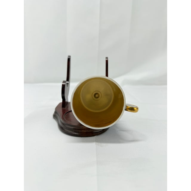 Ceramic 19th Century, Old Paris Neoclassical Cup & Saucer Set Young Man W/ Dog For Sale - Image 7 of 8