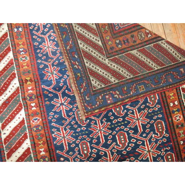 Early 20th Century Antique Persian Kurd Wide Runner, 3'11'' X 8'8'' For Sale In New York - Image 6 of 13