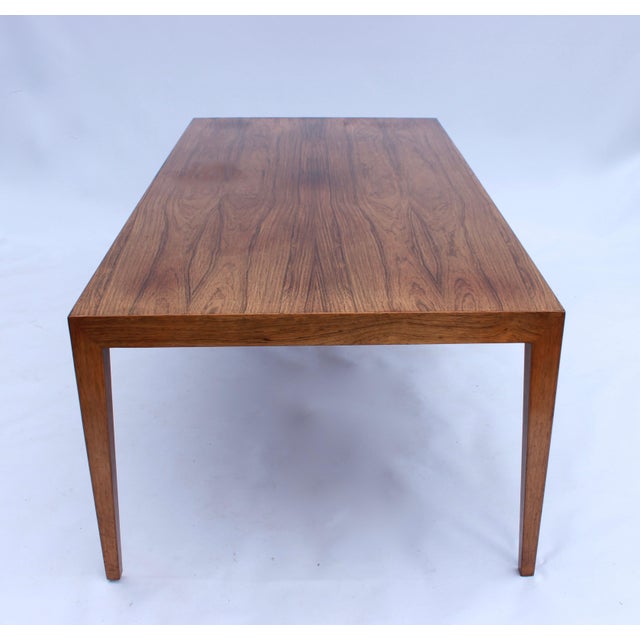 Rosewood Coffee Table by Severin Hansen for Haslev Møbelsnedkeri, 1960s For Sale - Image 3 of 10