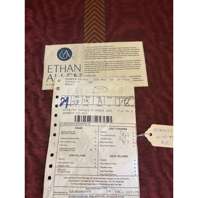 Ethan Allen Ethan Allen Wingback Hair For Sale - Image 4 of 5