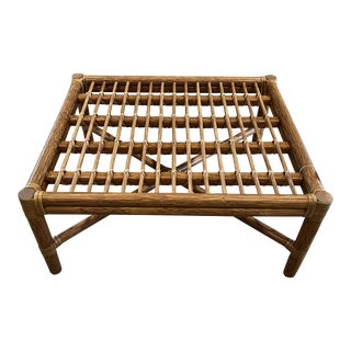 McGuire Brown Ottoman Base For Sale