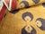 Mustard Galerie Shabab Collection Mid-20th Century Turkish Art Deco Throw Rug For Sale - Image 8 of 8