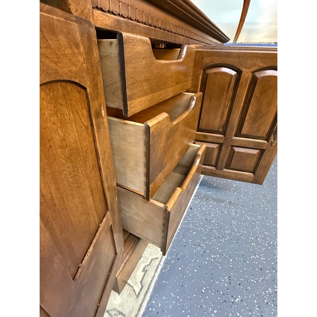 Wood 1980s Ethan Allen Classic Manor Sideboard For Sale - Image 7 of 12