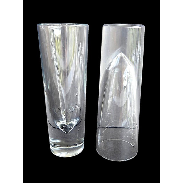 !980s Carlo Moretti Bullet Highball Glasses, Set of 8 For Sale - Image 9 of 14