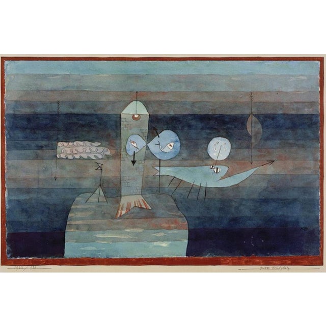 Paul Klee, Good Fishing Spot, Archival Pigment Print, Framed For Sale - Image 3 of 3