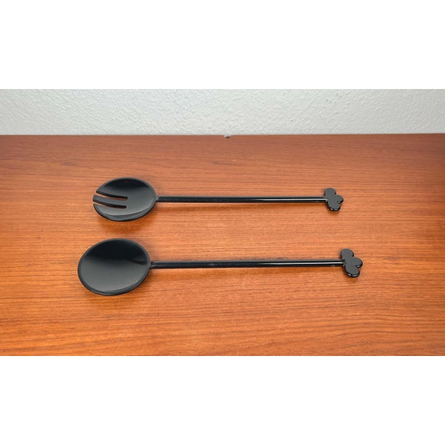 German Postmodern Salad Servers from Leonardo, 1980s, Set of 2 For Sale - Image 6 of 14
