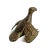 African Antique Bronze Akan Vulture Figurine For Sale - Image 3 of 7