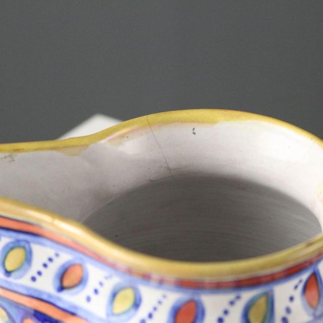 Alberto Rubboli Gualdo Tadino Maiolica Pourer For Sale - Image 5 of 9