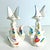 Ceramic 1950s Vintage Crazy Calico Cats Salt Pepper Shakers, Japan For Sale - Image 7 of 9