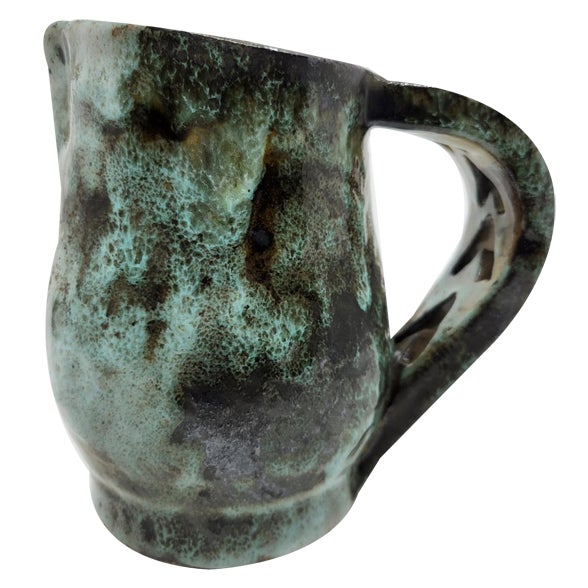 French Sandstone Jug by Alexandre Kostanda, 1940 For Sale