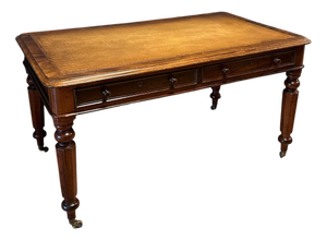 Antique Writing Table in Mahogany, 1850