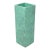 Vintage 12-Inch Verdigris Finish Ceramic Vase For Sale